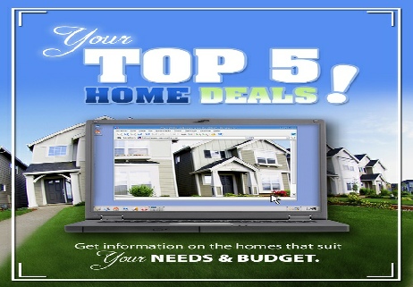what are the top 5 home deals that fit your criteria. we will send you a free list